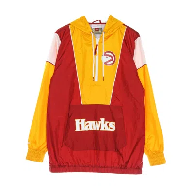 Mitchell & Ness Men's Pull-on Windbreaker Nba Highlight Reel Windbreaker Hardwood Classics Atlhaw In Original Team Colors