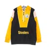 Mitchell & Ness Men's Pull-on Windbreaker Nfl Highlight Reel Windbreaker Pitste Black In Black