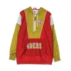 Mitchell & Ness Men's Pull-on Windbreaker Nfl Highlight Reel Windbreaker Saf49e Scarlet In Scarlet