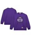 Mitchell & Ness Men's Purple Sacramento Kings Nights Pullover Sweatshirt In Purple