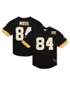 Mitchell & Ness Men's Randy Moss Black Minnesota Vikings Retired Player Name Number Mesh Top In Black