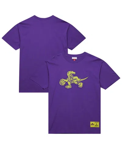 Mitchell & Ness Men's Raptors Purple Toronto Raptors Hardwood Classics Neon Nights Premium T-shirt