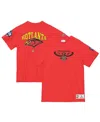 Mitchell & Ness Men's Red Atlanta Hawks Team Origins T-shirt In Red
