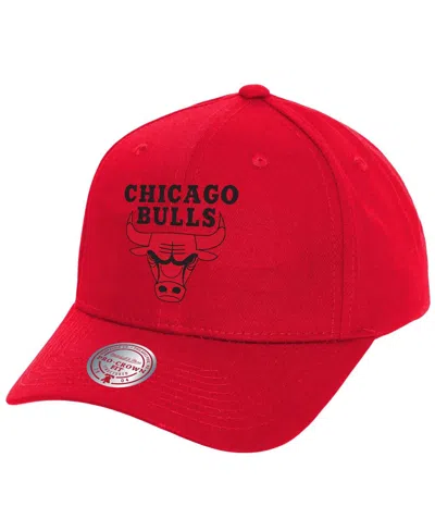 Mitchell & Ness Men's Red Chicago Bulls Fire Red Pro Crown Snapback Hat