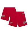 Mitchell & Ness Men's Red Chicago Bulls Game Day Shorts In Red