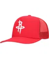 Mitchell & Ness Men's Red Houston Rockets Core Evergreen Otc Trucker Adjustable Hat In Red