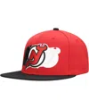 Mitchell & Ness Men's Red New Jersey Devils Soul Triple Up Snapback Hat In Red