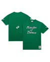 Mitchell & Ness Men's Reggie White Kelly-green Philadelphia Eagles Retired Player Nickname T-shirt In Kelly Green