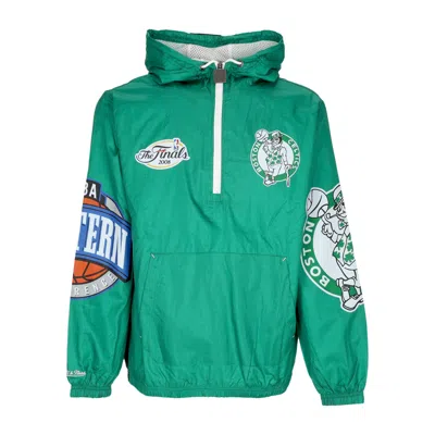 Mitchell & Ness Men's Removable Windbreaker Nba Team Og 2.0 Anorak Windbreaker Boscel Original Team Colors In Green