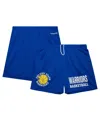 Mitchell & Ness Men's Royal Golden State Warriors Hardwood Classics Gameday Mesh Shorts In Royal