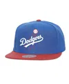 Mitchell & Ness Men's Royal Los Angeles Dodgers Cooperstown Collection Basic Flip Snapback Hat