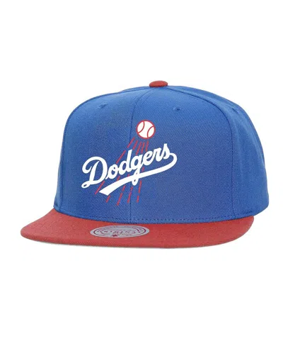 Mitchell & Ness Men's Royal Los Angeles Dodgers Cooperstown Collection Basic Flip Snapback Hat