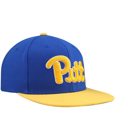 Mitchell & Ness Men's Royal/gold Pitt Panthers 2-tone 2.0 Snapback Hat In Royal,gold