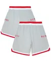 Mitchell & Ness Men's Silver Ohio State Buckeyes 1991 Alternate Authentic Shorts In Silver