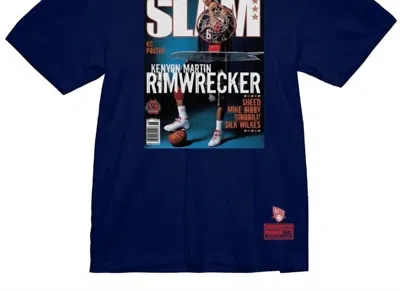 Mitchell & Ness Men's Slam Cover Jun 04 Houston Rockets Kenyon Martin Tee In Navy In Blue