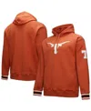 Mitchell & Ness Men's Texas Orange Texas Longhorns Chainstitch Fleece Pullover Hoodie In Texas Orange