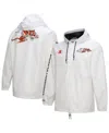 Mitchell & Ness Men's White Cincinnati Bengals Vintage Logo Coaches Full-snap Hoodie Jacket In White