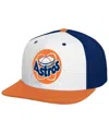 Mitchell & Ness Men's White Houston Astros Cooperstown Collection Basic Flip Snapback Hat