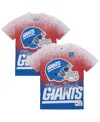Mitchell & Ness White New York Giants Team Burst Vintage Logo T-shirt In Brown