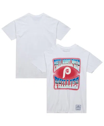 Mitchell & Ness Men's White Philadelphia Phillies Stateside Pastel T-shirt