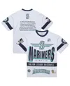 Mitchell & Ness Men's White Seattle Mariners Cooperstown Collection Team Origins Premium T-shirt In Multi