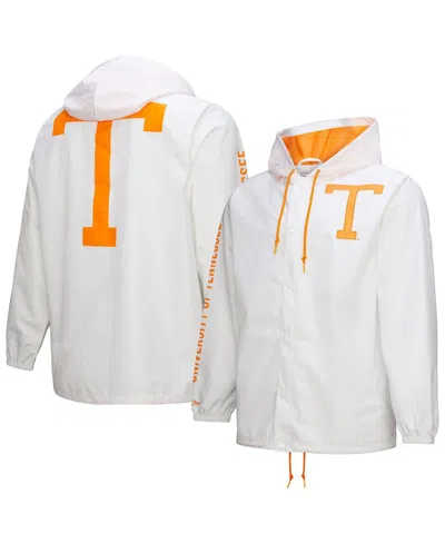 Mitchell & Ness Men's White Tennessee Volunteers Coaches Full-snap Hoodie Jacket