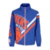 Mitchell & Ness Men's Windbreaker Nba Exploded Logo Warm Up Jacket Hardwood Classics Neykni Royal In Royal