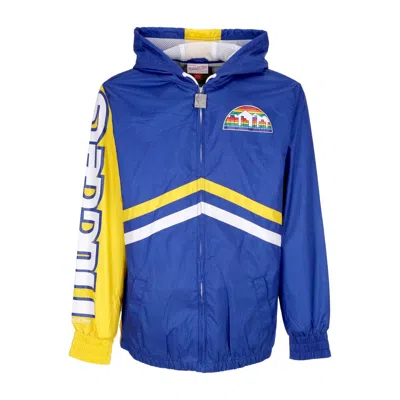 Mitchell & Ness Men's Windbreaker Nba Undeniable Full Zip Windbreaker Hardwood Classics Dennug In Royal
