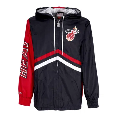 Mitchell & Ness Men's Windbreaker Nba Undeniable Full Zip Windbreaker Hardwood Classics Miahea In Black