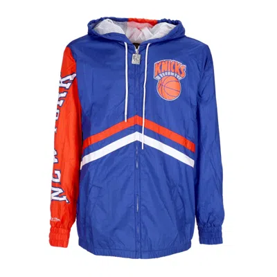 Mitchell & Ness Men's Windbreaker Nba Undeniable Full Zip Windbreaker Hardwood Classics Neykni Royal