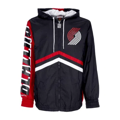 Mitchell & Ness Men's Windbreaker Nba Undeniable Full Zip Windbreaker Hardwood Classics Porbla Black