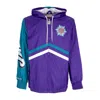Mitchell & Ness Men's Windbreaker Nba Undeniable Full Zip Windbreaker Hardwood Classics Utajaz In Purple
