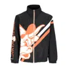 Mitchell & Ness Men's Windbreaker Ncaa Exploded Logo Warm Up Jacket Texlon In Black