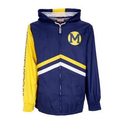 Mitchell & Ness Men's Windbreaker Ncaa Undeniable Full Zip Windbreaker Micwol In Navy