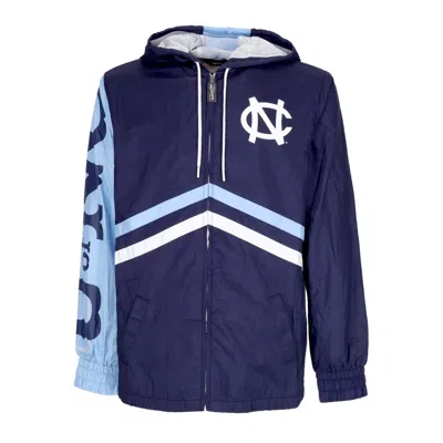 Mitchell & Ness Men's Windbreaker Ncaa Undeniable Full Zip Windbreaker Unchee Navy