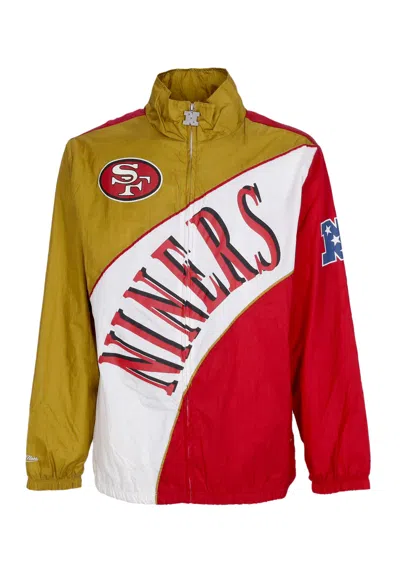 Mitchell & Ness Men's Windbreaker Nfl Arched Retro Lined Windbreaker Saf49e Multi/white