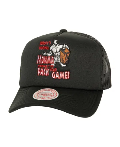 Mitchell & Ness Men's X And 1 Black Trucker Adjustable Hat