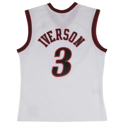Mitchell & Ness Mens Allen Iverson  76ers Swingman Jersey In White