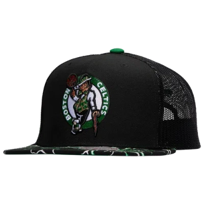 Mitchell & Ness Mens Boston Celtics  Celtics Storm Season Trucker Hat In Black