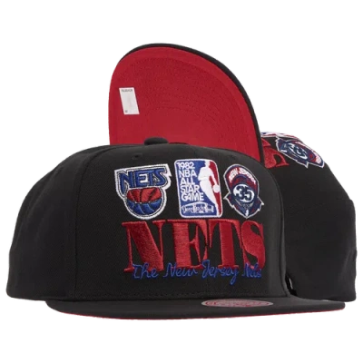 Mitchell & Ness Mens Brooklyn Nets  Nets Reframe Retro Snapback In Black