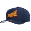 Mitchell & Ness Mens Golden State Warriors  Warriors Hardwood Classic Upside Prosnap Cap In Navy/navy