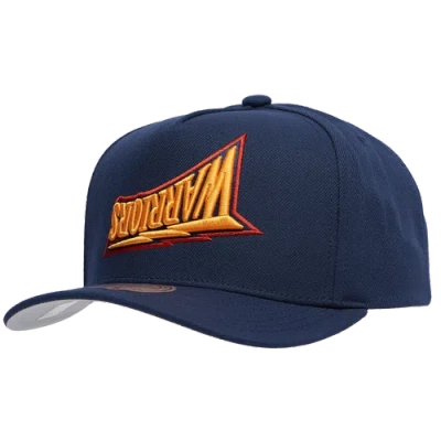 Mitchell & Ness Mens Golden State Warriors  Warriors Hardwood Classic Upside Prosnap Cap In Blue
