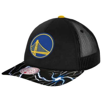 Mitchell & Ness Mens Golden State Warriors  Warriors Storm Season Trucker Hat In Black