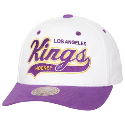 Mitchell & Ness Mens Los Angeles Kings  Kings Tail Sweep Pro Vintage Snapback In Purple