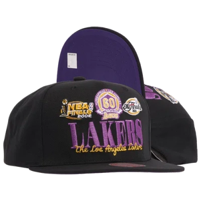 Mitchell & Ness Mens Los Angeles Lakers  Lakers Reframe Retro Snapback In Black