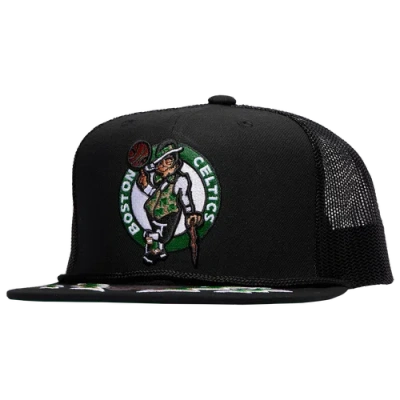 Mitchell & Ness Mens  Celtics Recharge Trucker Hat In Black