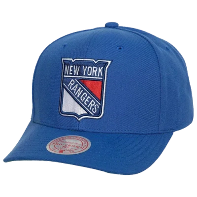 MITCHELL & NESS MENS NEW YORK RANGERS MITCHELL & NESS RANGERS GROUND 2.0 PRO SNAPBACK