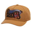 Mitchell & Ness Mens Philadelphia 76ers  76ers Hardwood Classic Prosnap Cap In Gold/gold