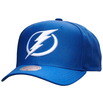 Mitchell & Ness Mens Tampa Bay Lightning  Lightning Ground 2.0 Pro Snapback In Blue