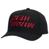 Mitchell & Ness Miami Heat  Heat Upside Prosnap Cap In Black